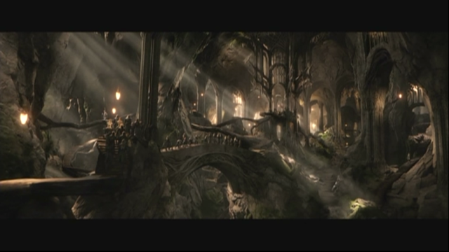 A wide shot from The Hobbit: DOS